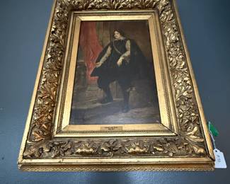 Item #55 Medium Dutch Painting, Copy of a Van Dyck Painting, Late 16th, Aged Good Condition , 23.75" 18.25" 3"