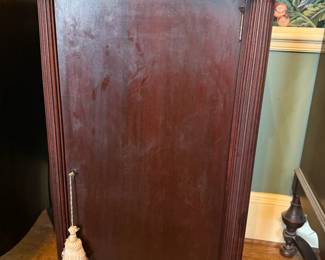 Item #202 Sheet Music Cabinet w/ Key, Matches #201 Though Not Attached, 40" 22" 18"