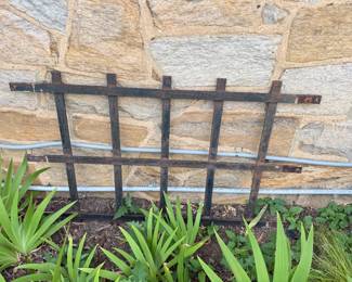 Item #260 Iron Window Grate