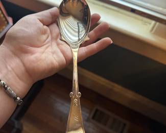Item #220 Silver Plated Serving Spoon