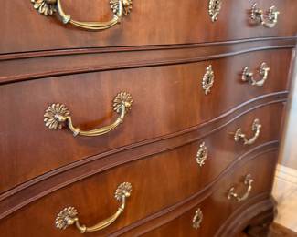 Item #106 Chinese Chippendales Bachelor's Chest by White Fine Furniture, 1955, Good Condition, 34" 38" 18"