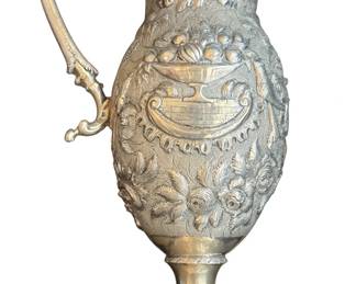Item #239 1810s Coin Silver Pitcher, Sourced from Maryland - Marked A.E. Warner