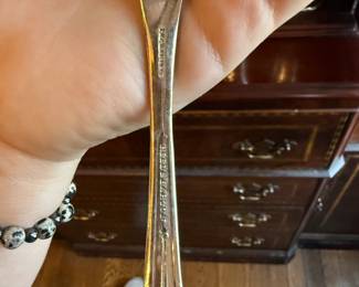 Item #220 Silver Plated Serving Spoon