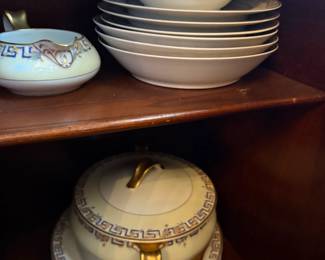 Item #226 Limoges China Set, Set of Seventy-Five Approx .