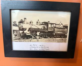 Item #175 Photograph of Steam Locomotive at Edenton Train Station, c. 1916