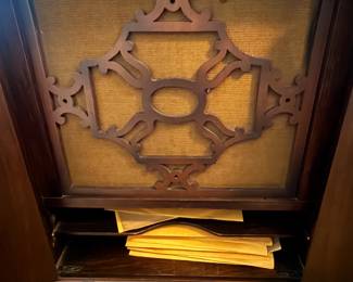 Item #1 Viva-Tonal Phonograph, Great Condition, H36" W19" D20"