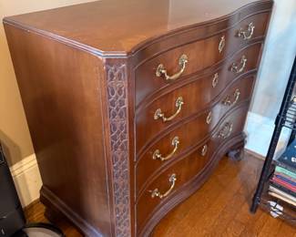 Item #106 Chinese Chippendales Bachelor's Chest by White Fine Furniture, 1955, Good Condition, 34" 38" 18"