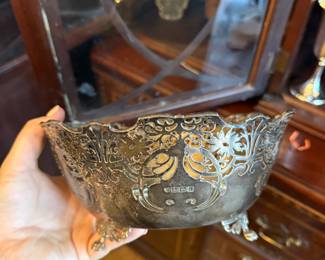 Item #212 Reticulated Sterling Silver Bowl