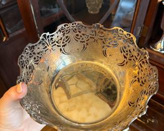Item #212 Reticulated Sterling Silver Bowl