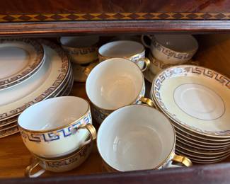 Item #226 Limoges China Set, Set of Seventy-Five Approx .