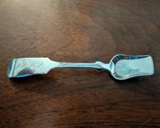 Item #267 English Hallmarked Salt Shovel