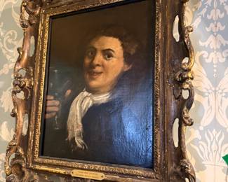 Item #71, Medium Dutch Painting, 'Drunken Dutch Man', 17th C, Aged Good Condition, 21" 18" 3.25"