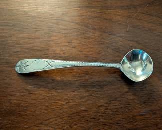 Item #266 Coin Silver Salt Spoon, c. 1900