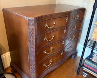 Item #106 Chinese Chippendales Bachelor's Chest by White Fine Furniture, 1955, Good Condition, 34" 38" 18"