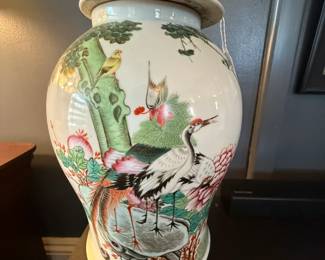 Item #42 19th-20th C. Chinese Ginger Jar, 16.75" 8"