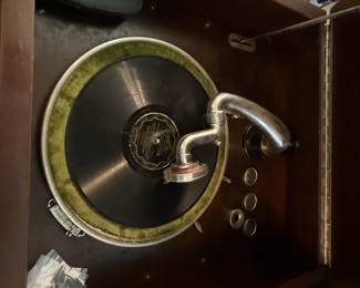 Item #1 Viva-Tonal Phonograph, Great Condition, H36" W19" D20"