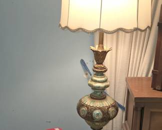 VINTAGE PRINCESS PHONE & ITALIAN LAMP
