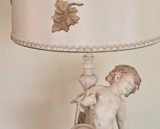 SIGNED VINTAGE FIGURAL TABLE LAMPS