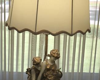 VINTAGE MOREAU FIGURAL LAMP
