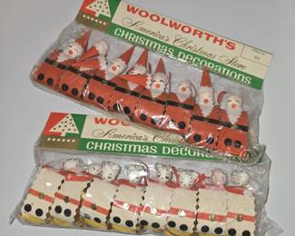 RARE 1960'S WOOLWORTH'S CHRISTMAS ITEMS