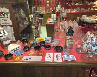 1960's ASHTRAYS & BARWARE