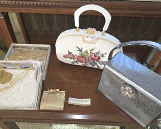 VINTAGE PURSES BY MR.ERNEST, ADELE OF MIAMI, WHITING & DAVIS