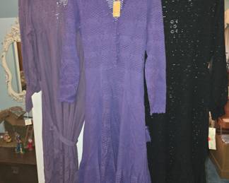 MS. JO ANN VINTAGE CROCHETED DRESSES w/ORIGINAL TAGS!