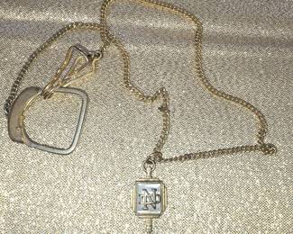 1940's NOTRE DAME WATCH FOB