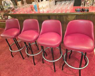 1960's VINTAGE REGAL MFG BAR STOOLS