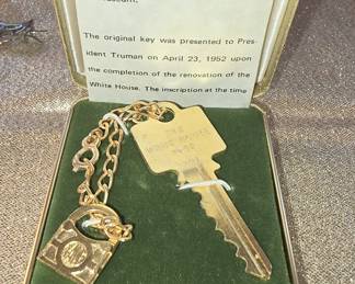 HARRY TRUMAN SOUVENIR WHITE HOUSE KEY