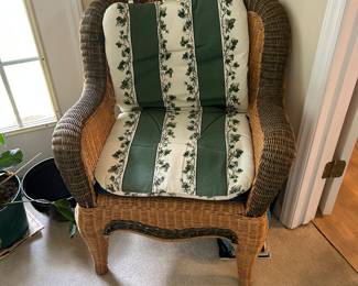 3 of these sun porch wicker chairs.