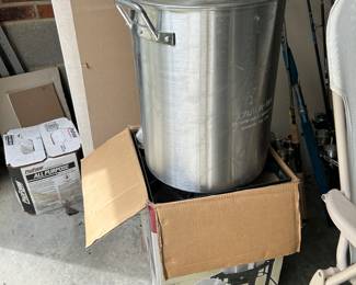 Turkey fryer.