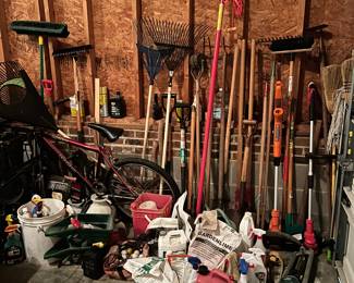 Garage with tools, etc.