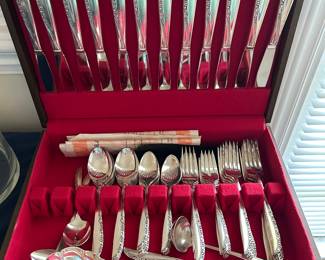 Silver plate flatware 