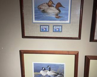 Thomas Hirata Duck print with stamp