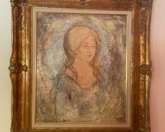 Oil Painting signed Milan Paris