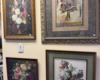 framed florals