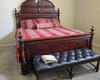 Thomasville mahogany king bed