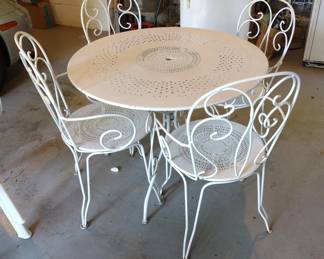 wrought iron set