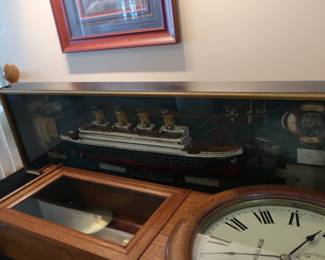 another view of ship and clock
