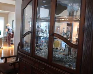 another view of china cabinet 60" x 19"