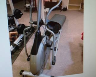 250.00 Vision Fitness Eliptical Trainer x6000