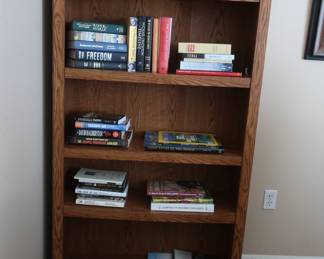 bookcase and books size is 35" x 12"