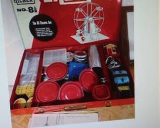 Gilbert 8 1/2 Erector set