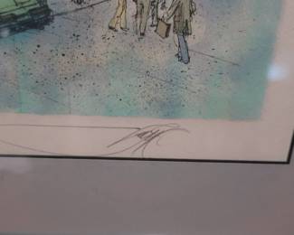 signature on art