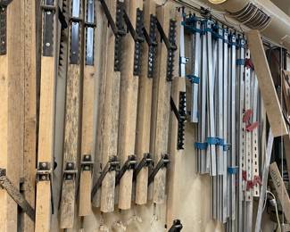 So many clamps...