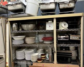 Commercial kitchen equipment.