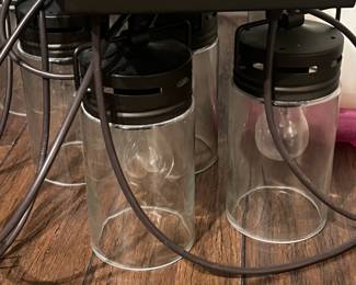 allen + roth vallymede 8 light aged bronze farmhouse light - $75