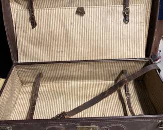 Vintage Belber Leather Suitcase - Asking $79 