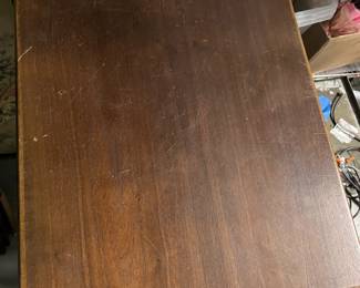 vintage wooden side table $30